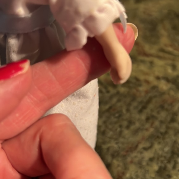 Avon 1983 Porcelain Collectible Doll Blue Dress Victorian Style On Stand - Picture 8 of 13